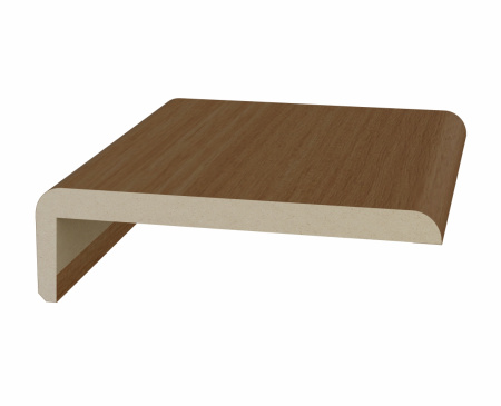 Перекладина наличника плоский телескоп. 75*6*2050 мм, ЭКО-шпон Орех NL